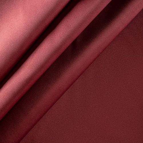 Ткань портьерная сатин h-295 см 16-02-00327 брусничный однотонный