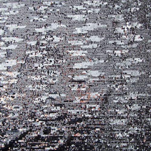 Пайетки на сетке 055-20188 серебро