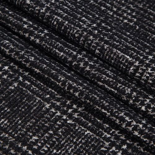 Шерсть костюмно-пальтовая Fabiana Filippi 066-16451 черный клетка