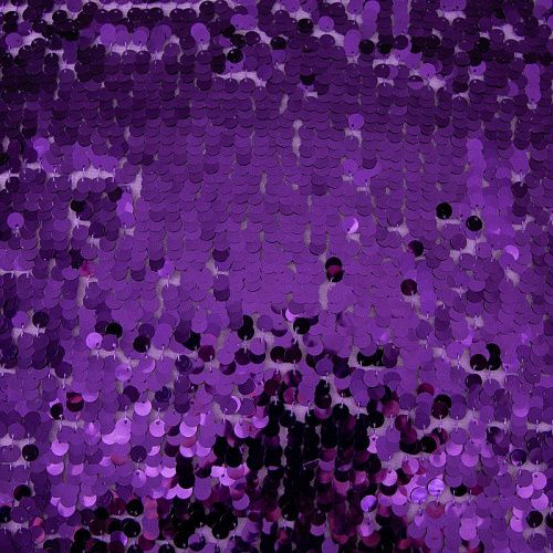 Пайетки на сетке 050-19873 пурпурный