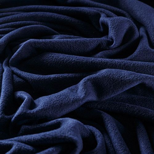 Флис 061-09170 темно-синий однотонный