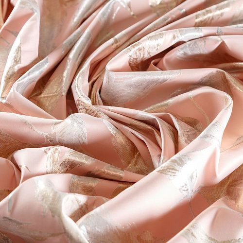 Парча 041-06451 розовая пудра/золото