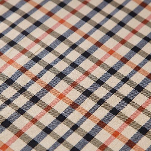 Ткань костюмно-плательная 025-12395 бежевый принтованный