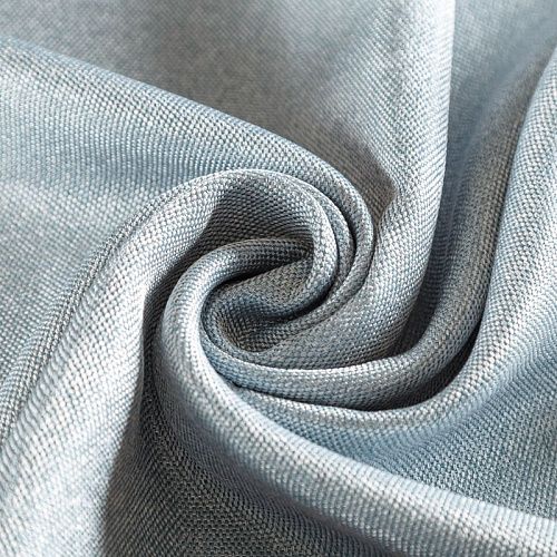 Ткань портьерная h-300 см 02-02-05124 серо-голубой однотонный