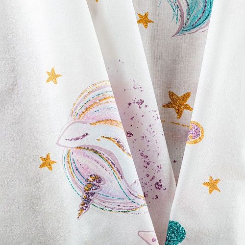 Перкаль 007-03508 белый принтованный