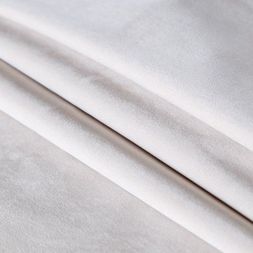 Ткань мебельная микровелюр 22-02-08997 сливочный однотонный