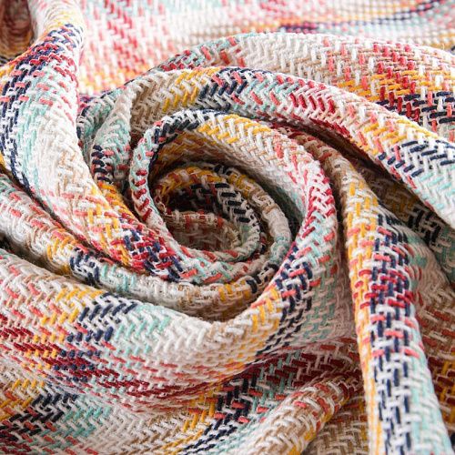 Твид 052-11674 молочный мультиколор