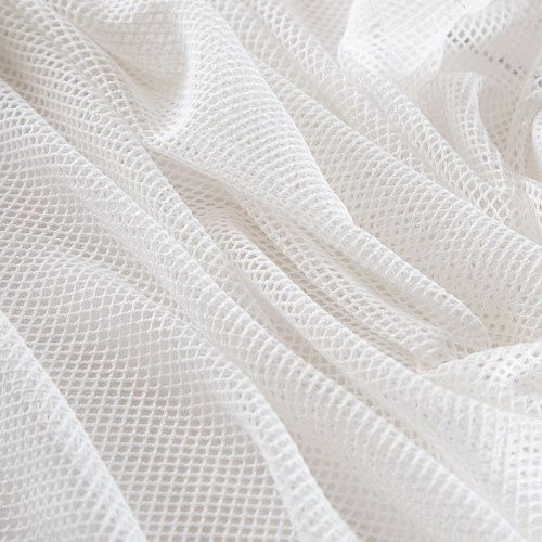 Сетка хлопковая 050-17689 белый однотонный