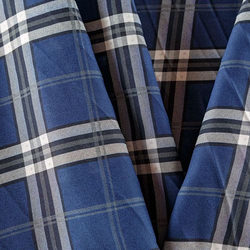 Вискоза 009-08622 темно-синий принтованный