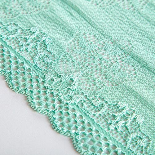 Кружево эластичное 170 мм Ф01-0080 мятный