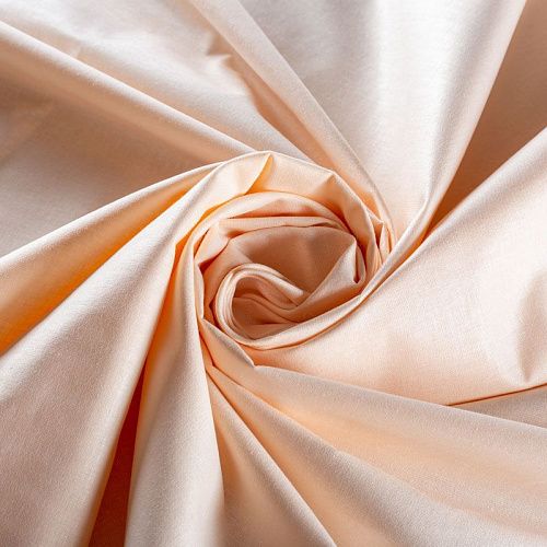 Перкаль 007-01906 молочно-персиковый однотонный