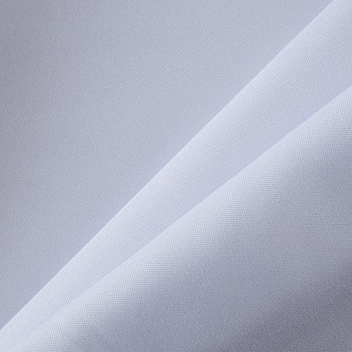 Ткань портьерная L-300 см негорючая габардин 16-02-13738 белый однотонный