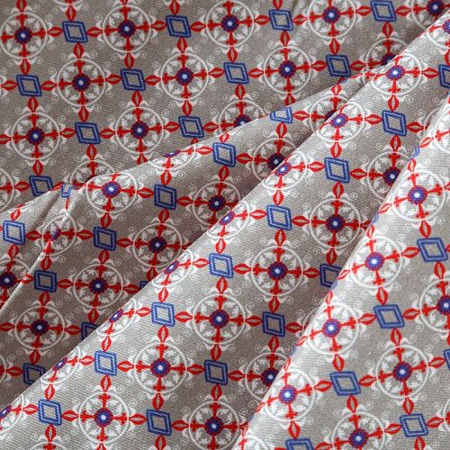 Джинс 015-02980 светло-серый принтованный