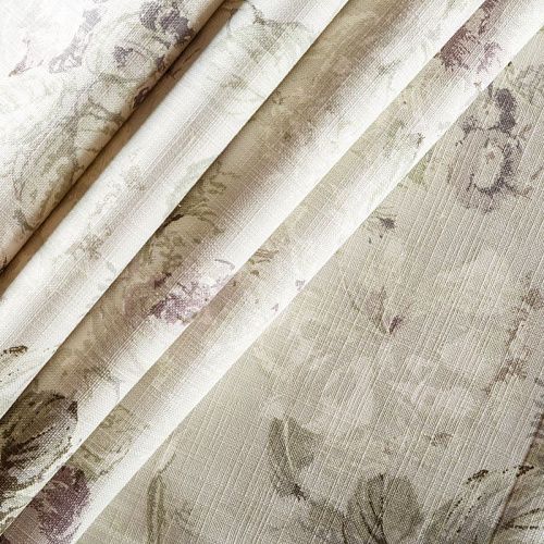 Ткань портьерная 19-02-04541 светло-серый принтованный