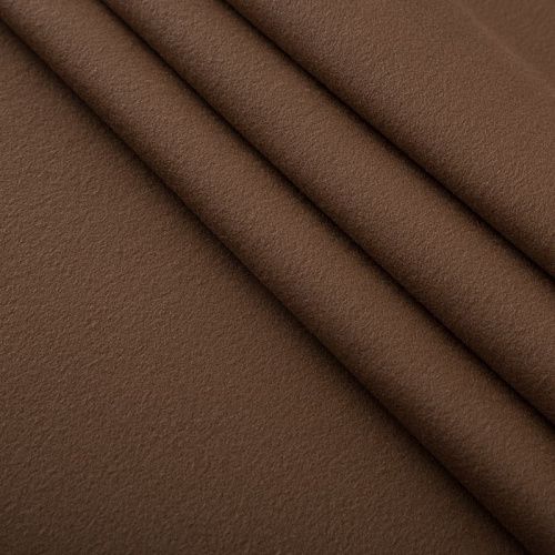 Ткань пальтовая Loro Piana 022-19239 бежево-коричневый однотонный