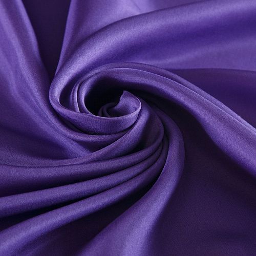 Шелк натуральный 064-16882 фиолетовый однотонный