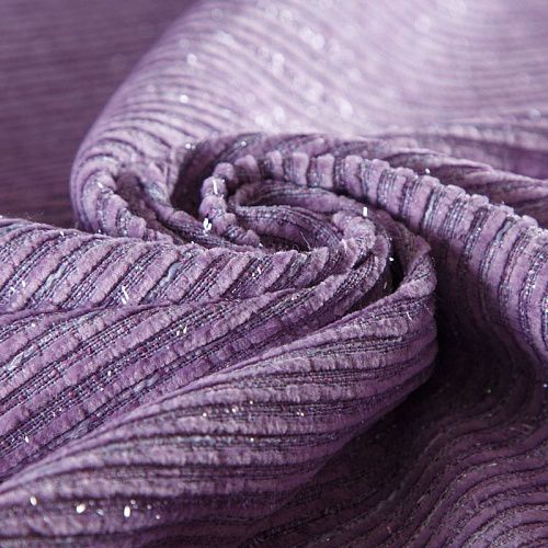 Твид шанель 052-15613 сиреневый однотонный