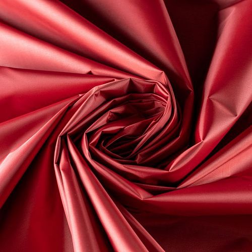 Ткань плащевая К33-586 col.5 морковно-красный однотонный