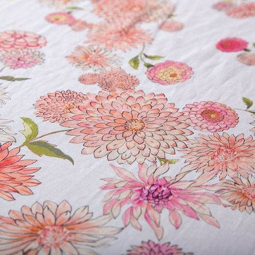 Батист 003-19923 белый принтованный