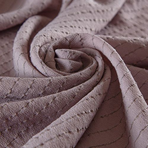 Крепдешин натуральный 028-16383 лилово-серый 