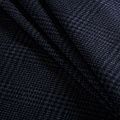 Трикотаж 056-14617 темно-синий принтованный