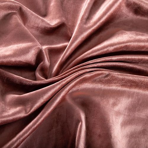Бархат хлопковый 002-20362 медный однотонный