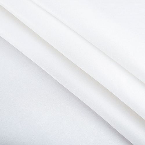 Сатин-коттон 063-20104 белый однотонный