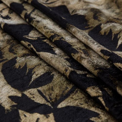 Бархат Armani 002-19283 черный/золото