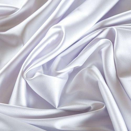 Сатин стрейч 001-07039 белый однотонный