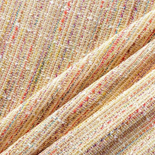 Твид шанель 052-01041 светло-желтый мультиколор