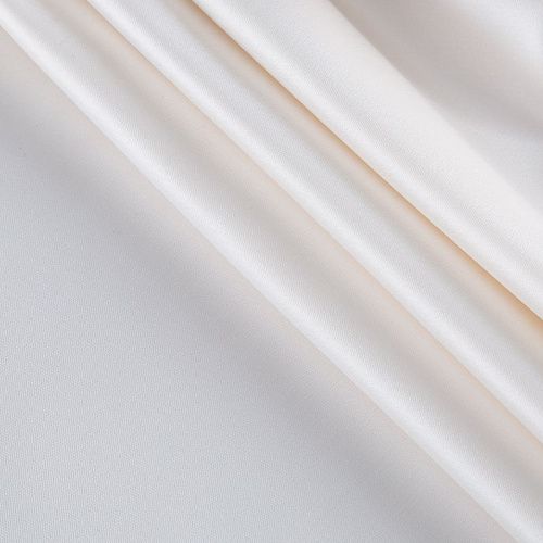 Сатин стрейч 001-18272 айвори однотонный