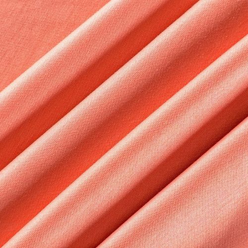 Джерси 014-03709 темно-персиковый однотонный