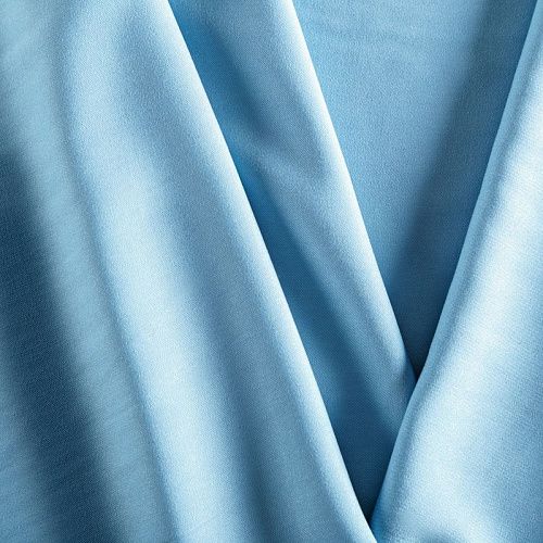 Твил-штапель 069-07009 голубой однотонный