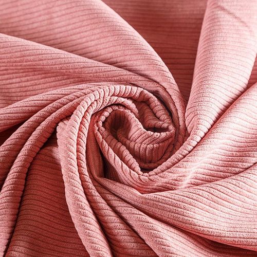 Вельвет 008-05626 розовый однотонный