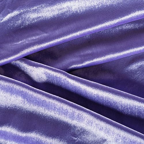 Бархат 002-06555 темно-лавандовый однотонный