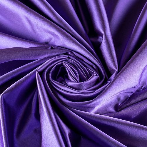 Атлас ватуссо К2-469 лиловый однотонный