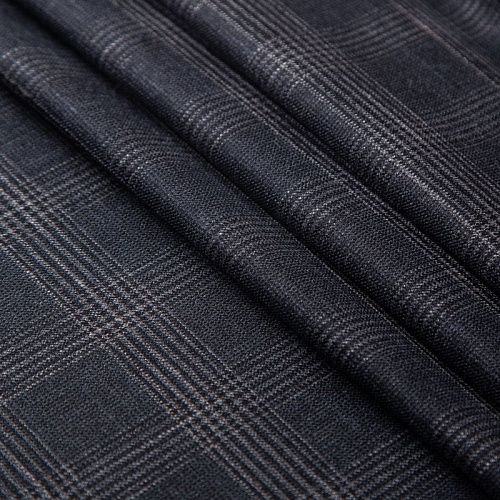 Ткань костюмная Armani 025-19799 серый клетка