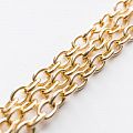 Цепь декоративная 5 мм металл 172-5-под золото