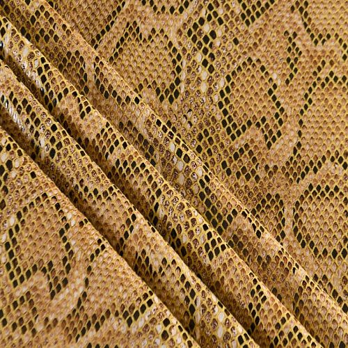 Экокожа на трикотажной основе 070-12018 желтый