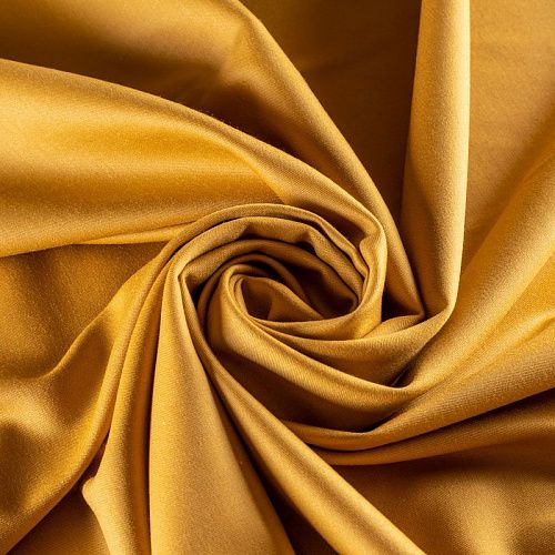 Ткань костюмная К18-420 горчичный однотонный