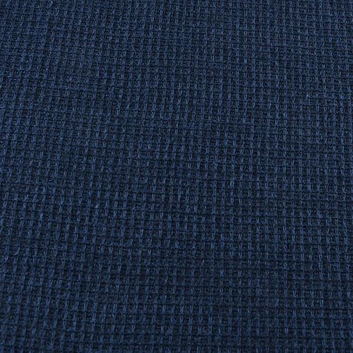 Трикотаж вязаный 056-11737 темно-синий однотонный