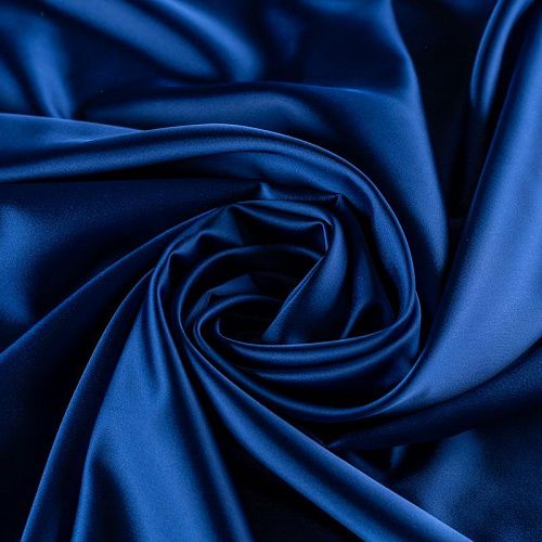 Сатин 0920-341-16-0033 темно-синий однотонный