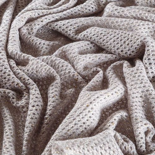 Трикотаж вязаный 056-05767 серый с люрексом