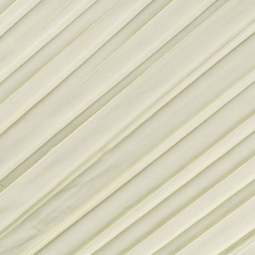 Тюль сетка-гофре Т263-01-79 салатовый однотонный