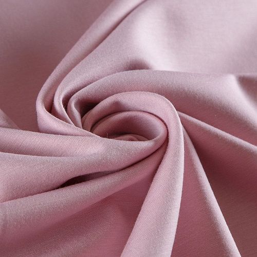 Трикотаж 056-15579 пудрово-розовый однотонный