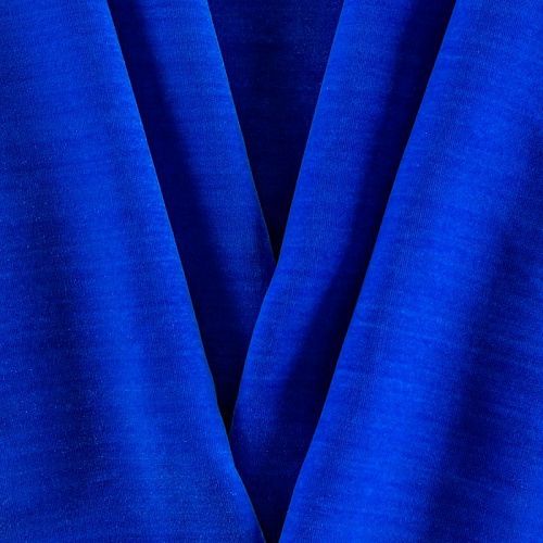 Бархат 002-01188 синий электрик однотонный