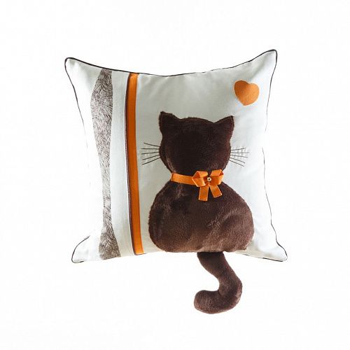 Наволочка 45х45 см декоративная на молнии 503205