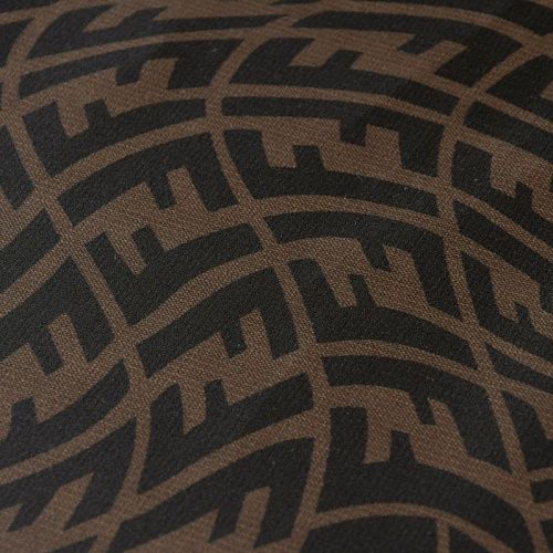 Ткань плащевая 042-11771 коричневый принтованный