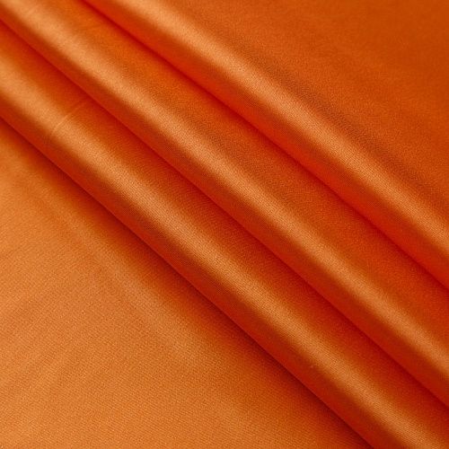 Ткань подкладочная 045-11198 тыквенный однотонный