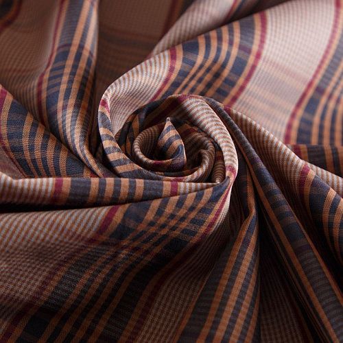 Поплин 063-12245 карамельный принтованный